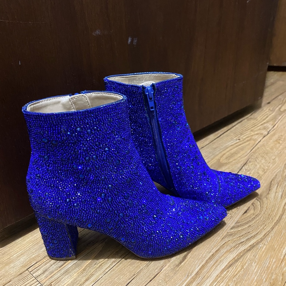 Betsey Johnson Cady Booties in Sapphire
